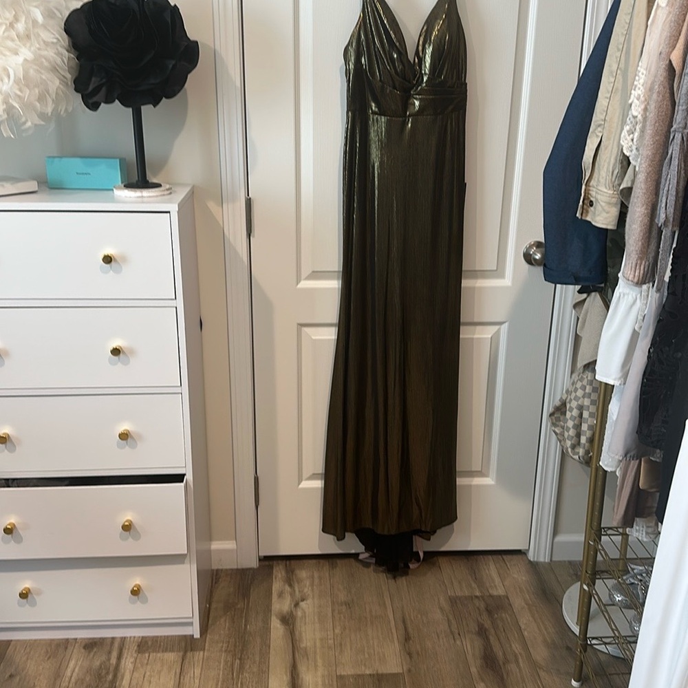 Elegant Metallic Gold  Gown